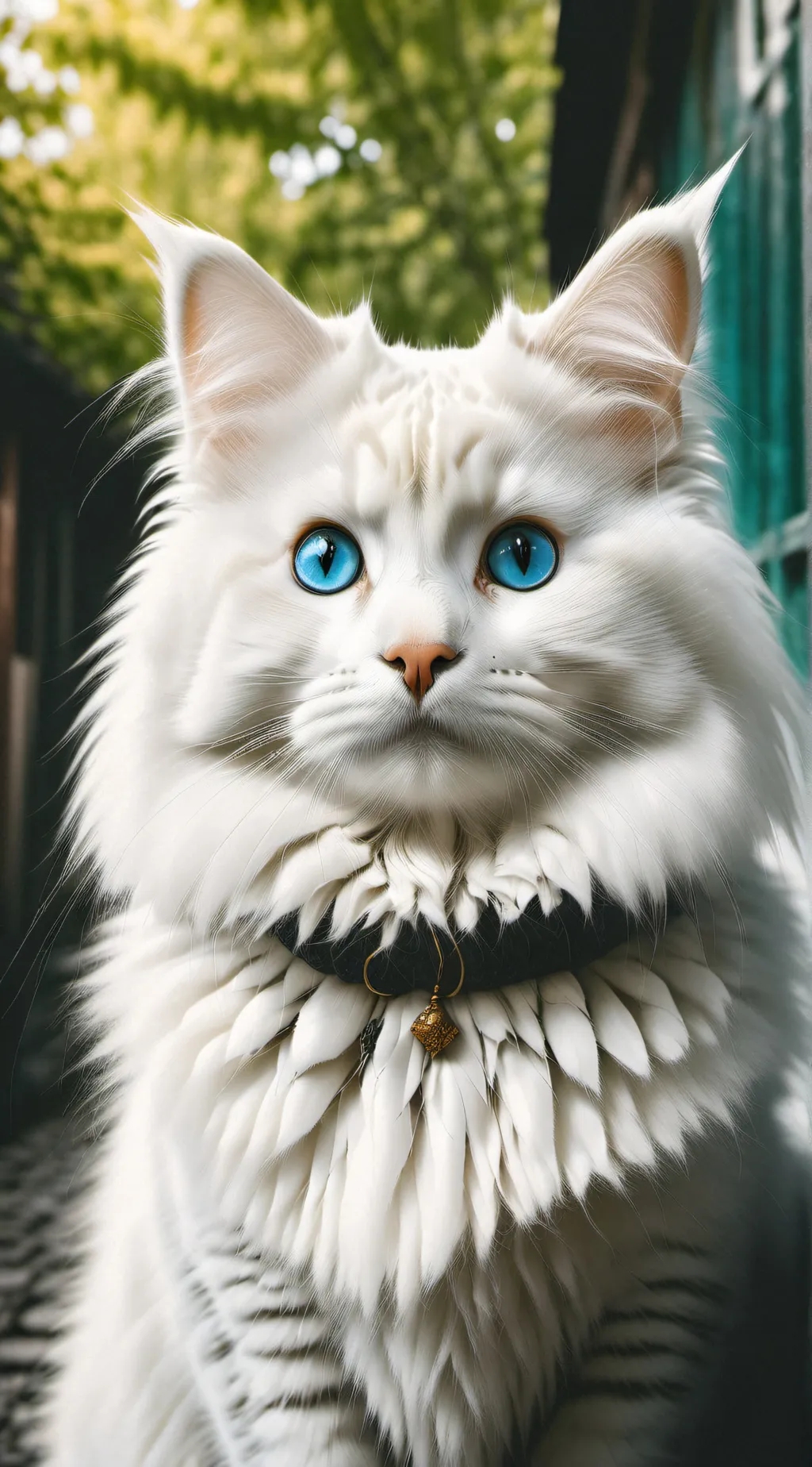 ai character: Snowflake  background