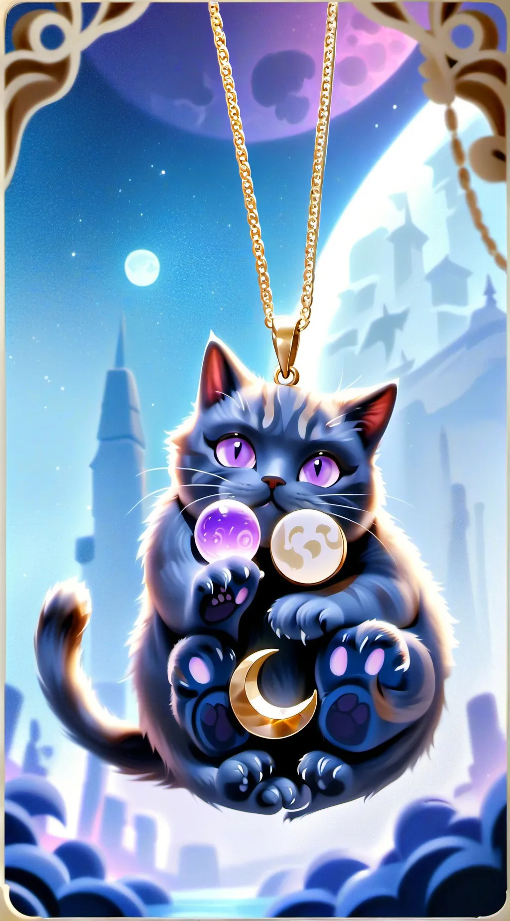 ai character: catfiene meets catnap background