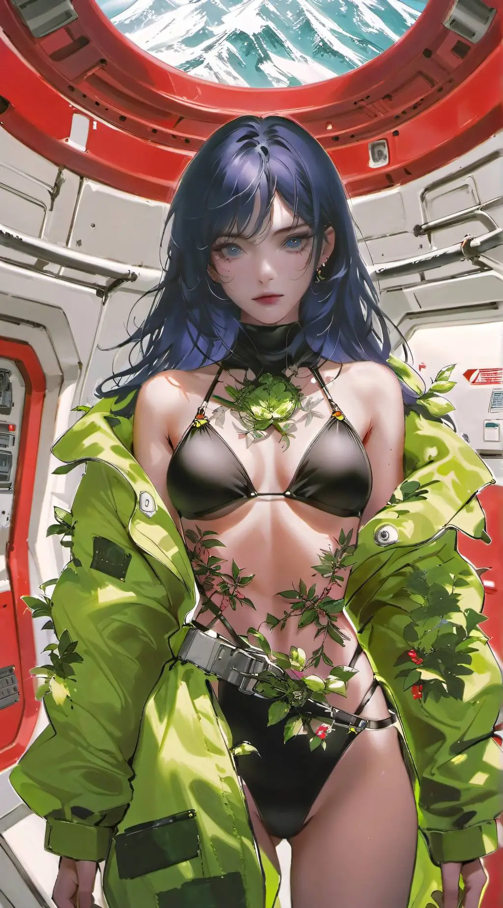 ai character: Spaceship 004 background