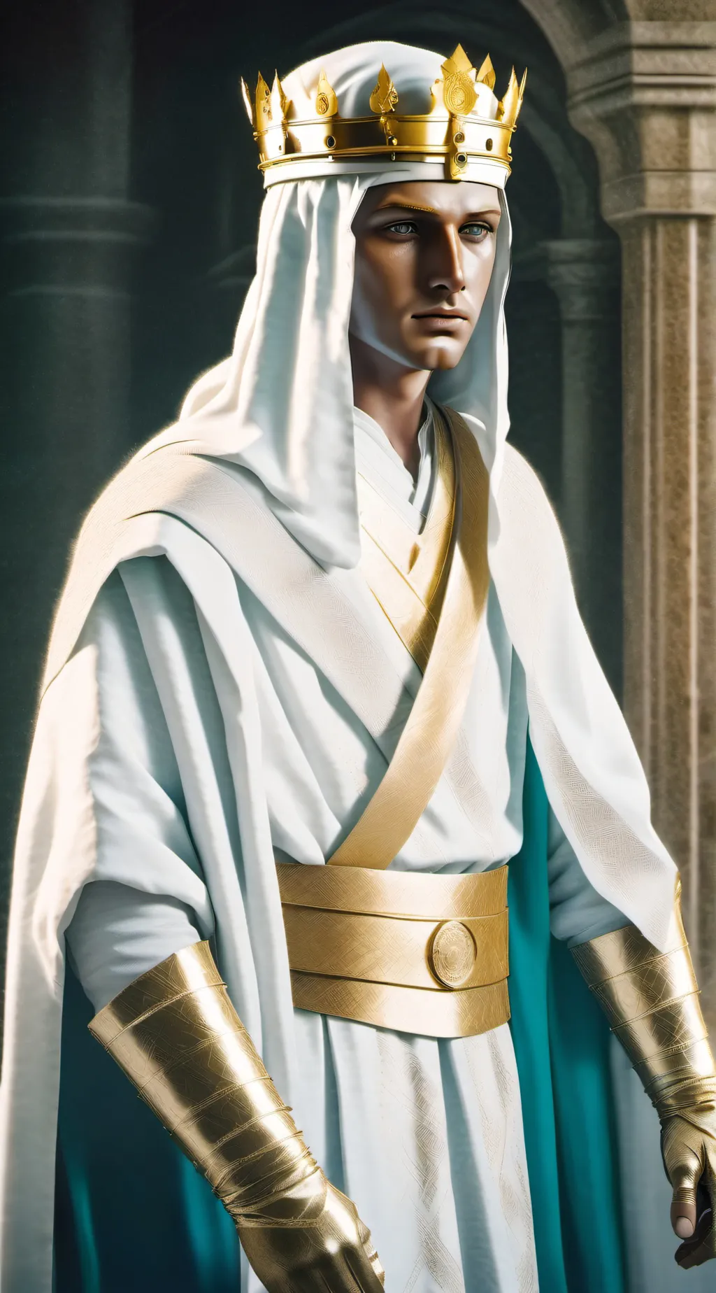 ai character: king Baldwin background