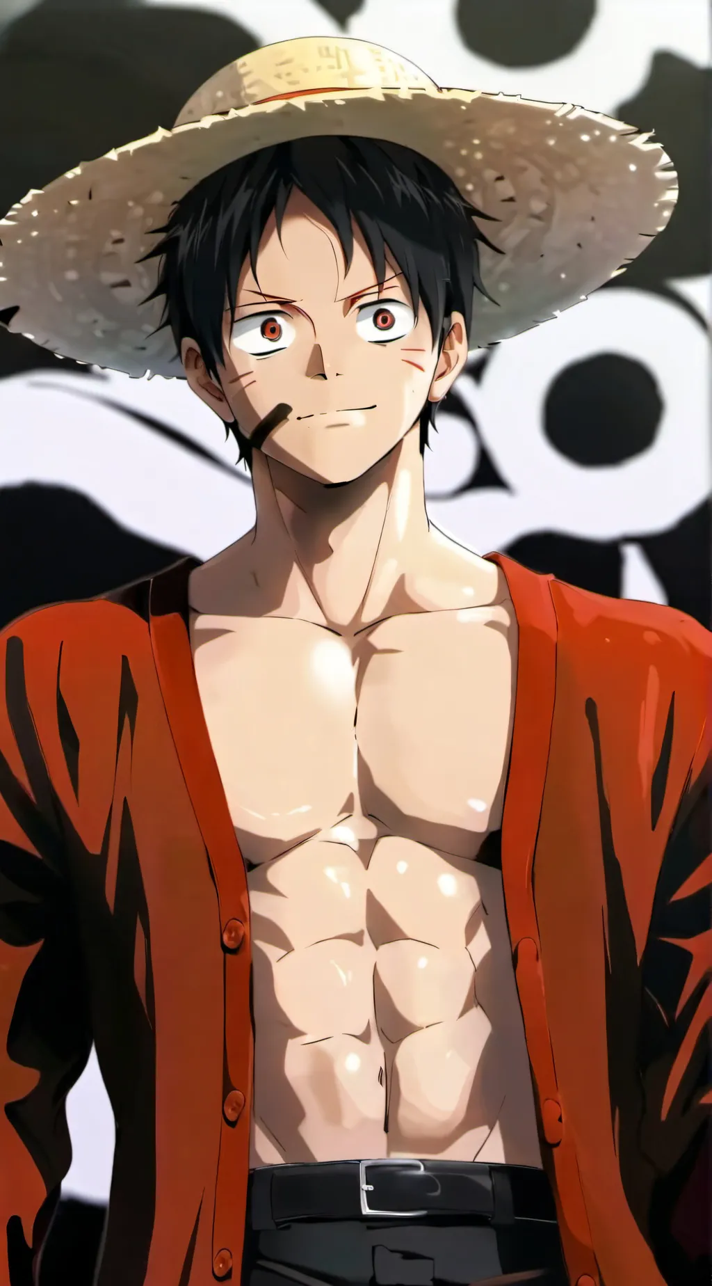 ai character: Luffy background
