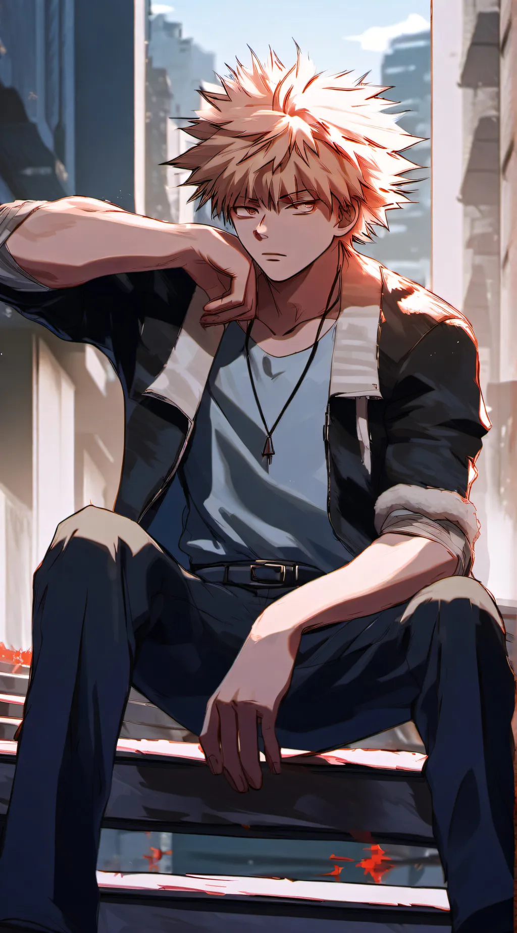 ai character: Bakugou background