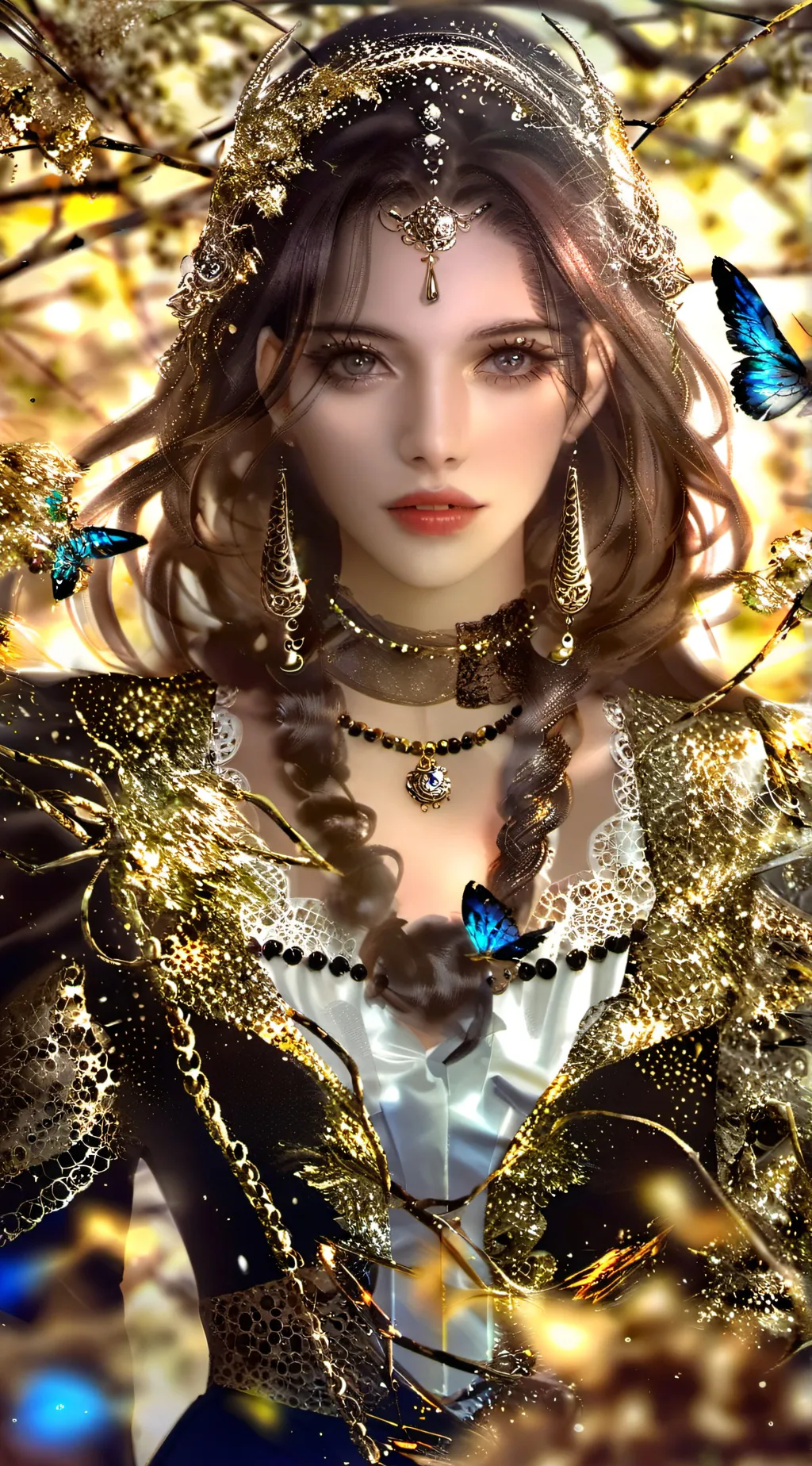 ai character: Warrior Queen Nara background