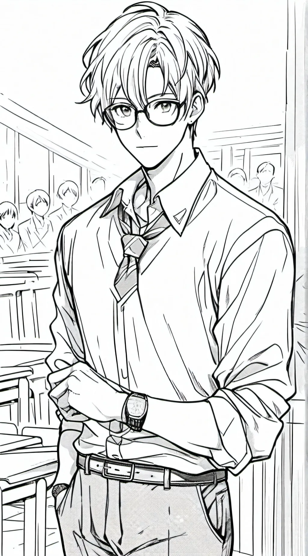 ai character: Teacher BI background