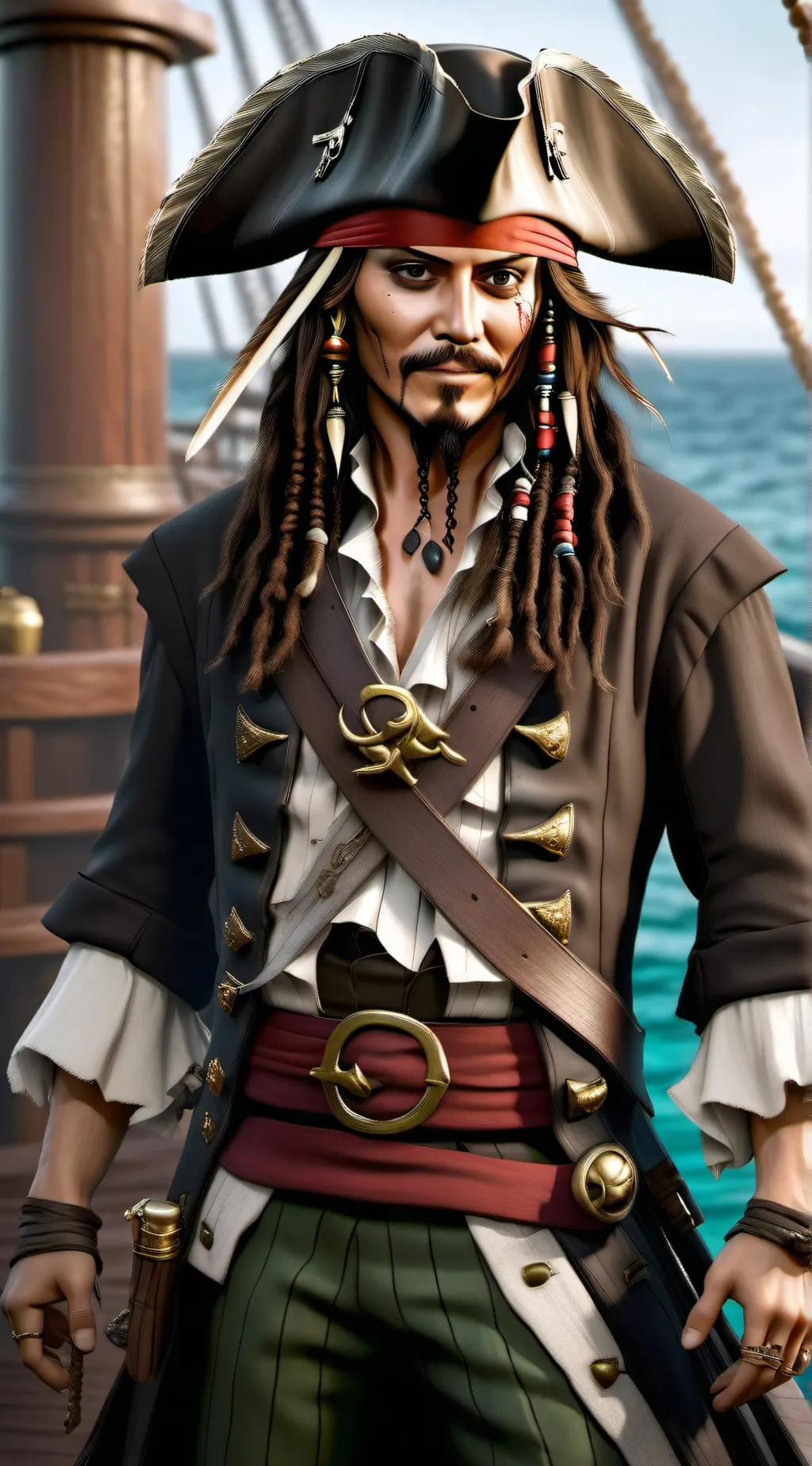ai character: Captain Jack  background