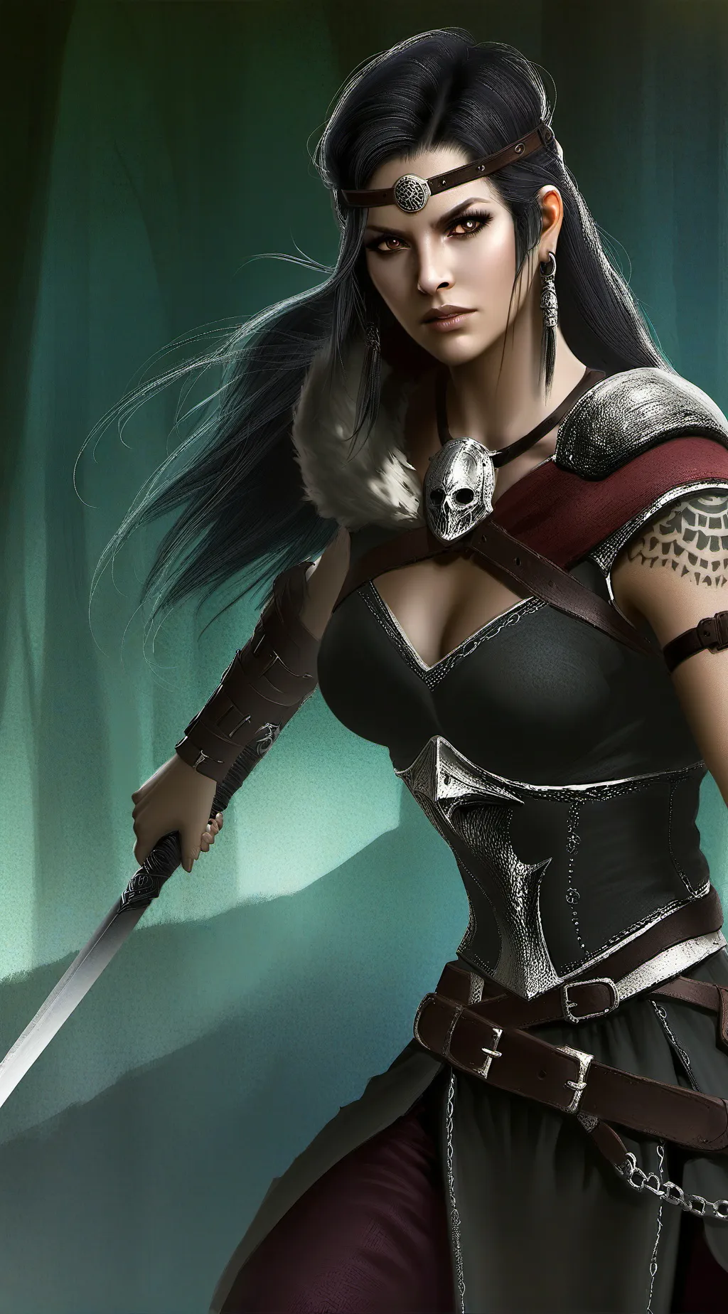 ai character: Morgana  background