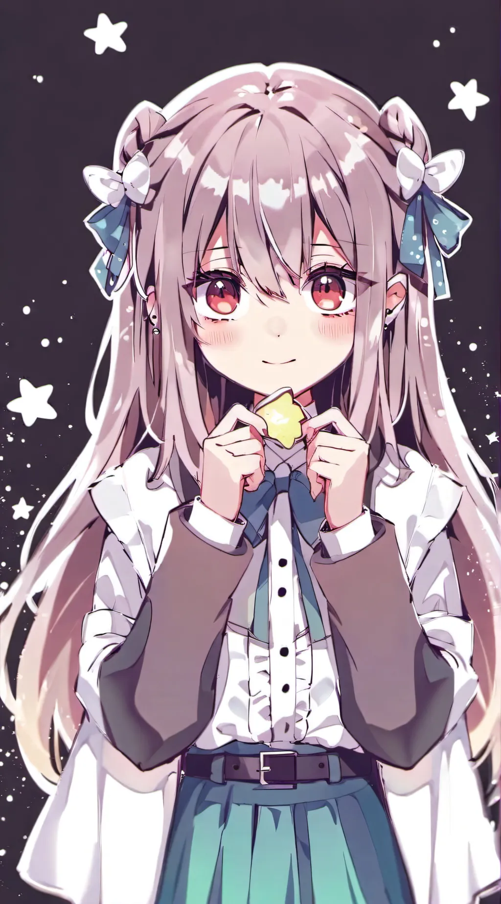 ai character: Starry background