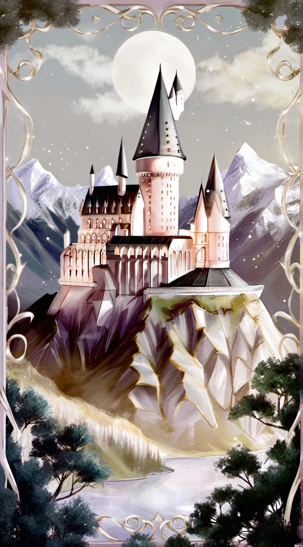 ai character: Hogwarts background