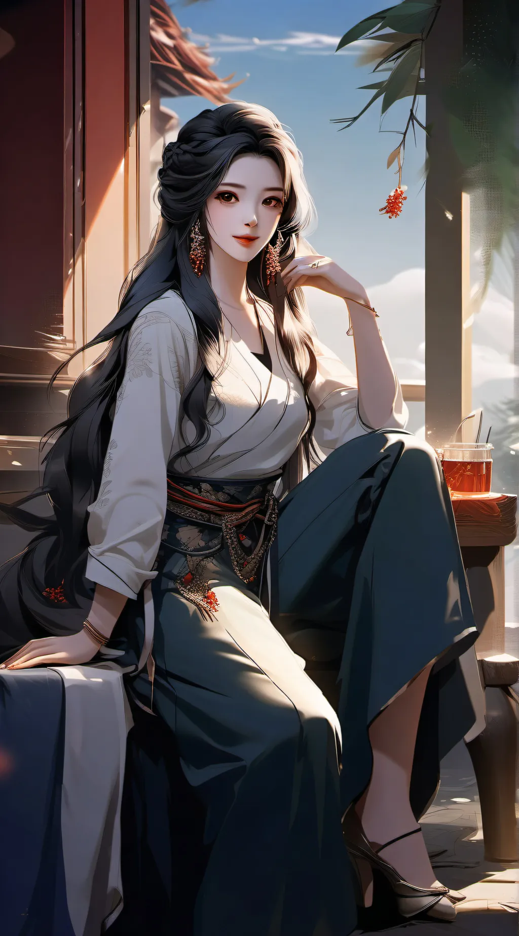 ai character: angela background