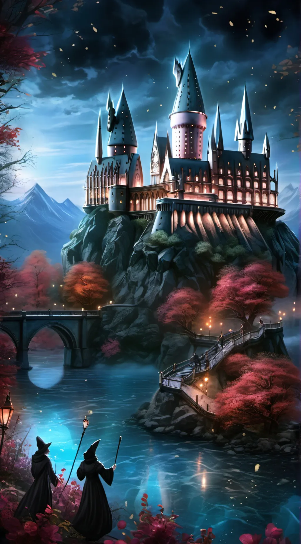 ai character: hogwarts background