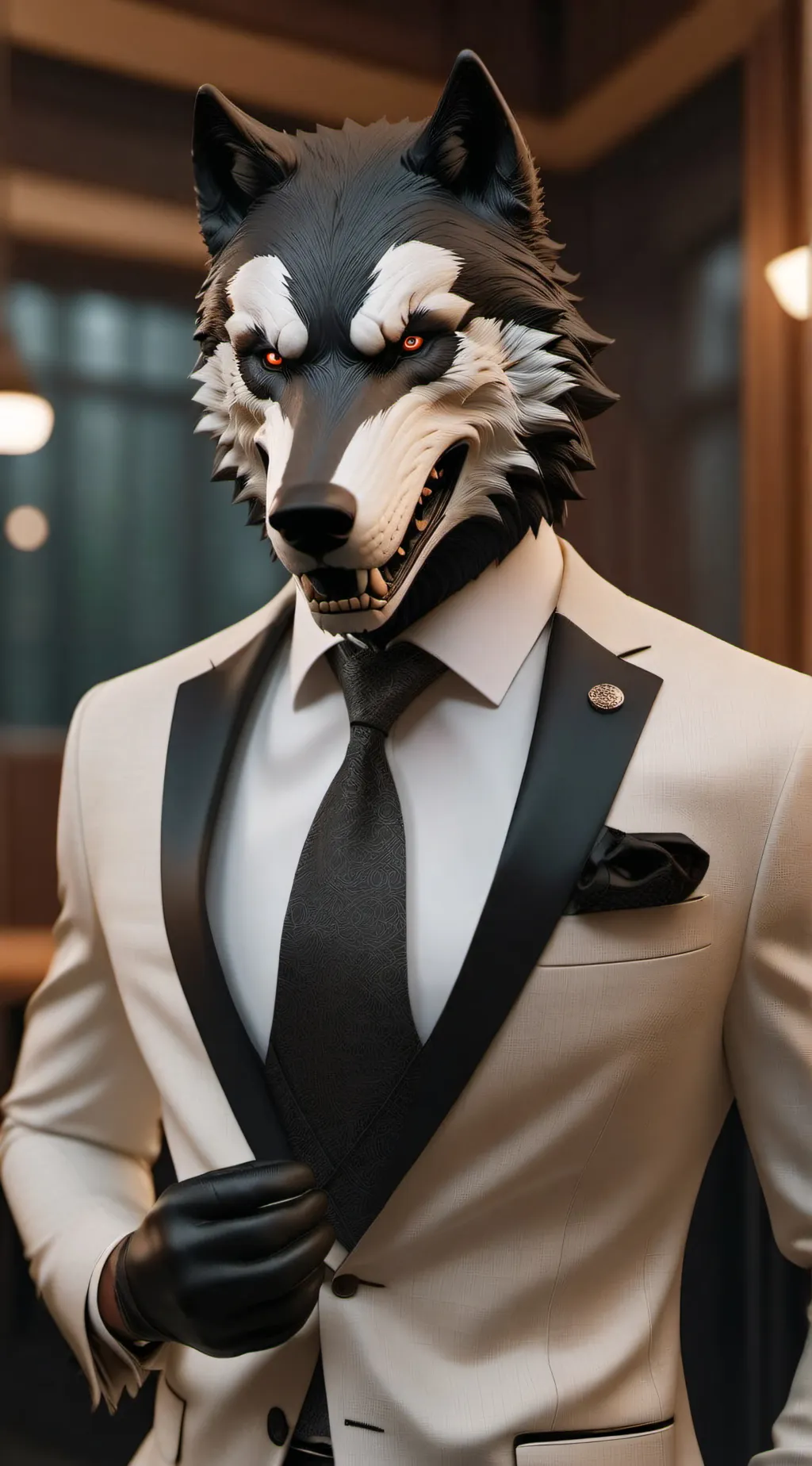 ai character: The Wolf background