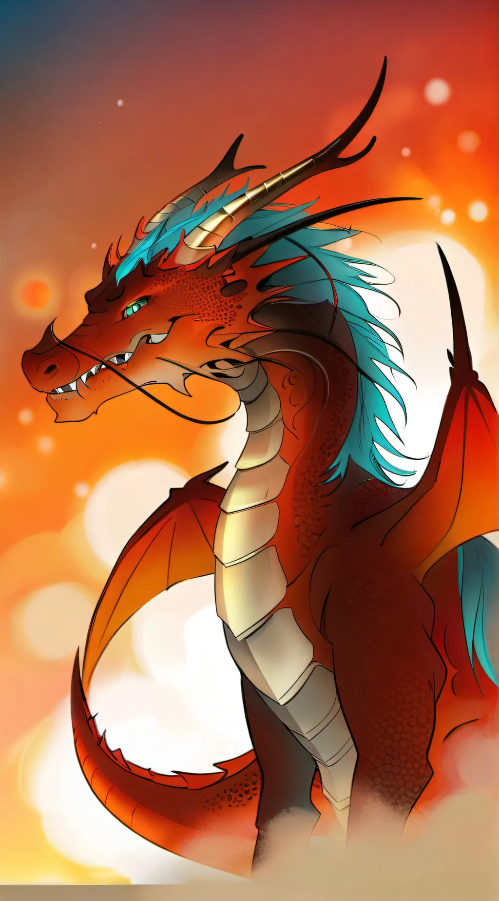 ai character: Queen Scarlett  background