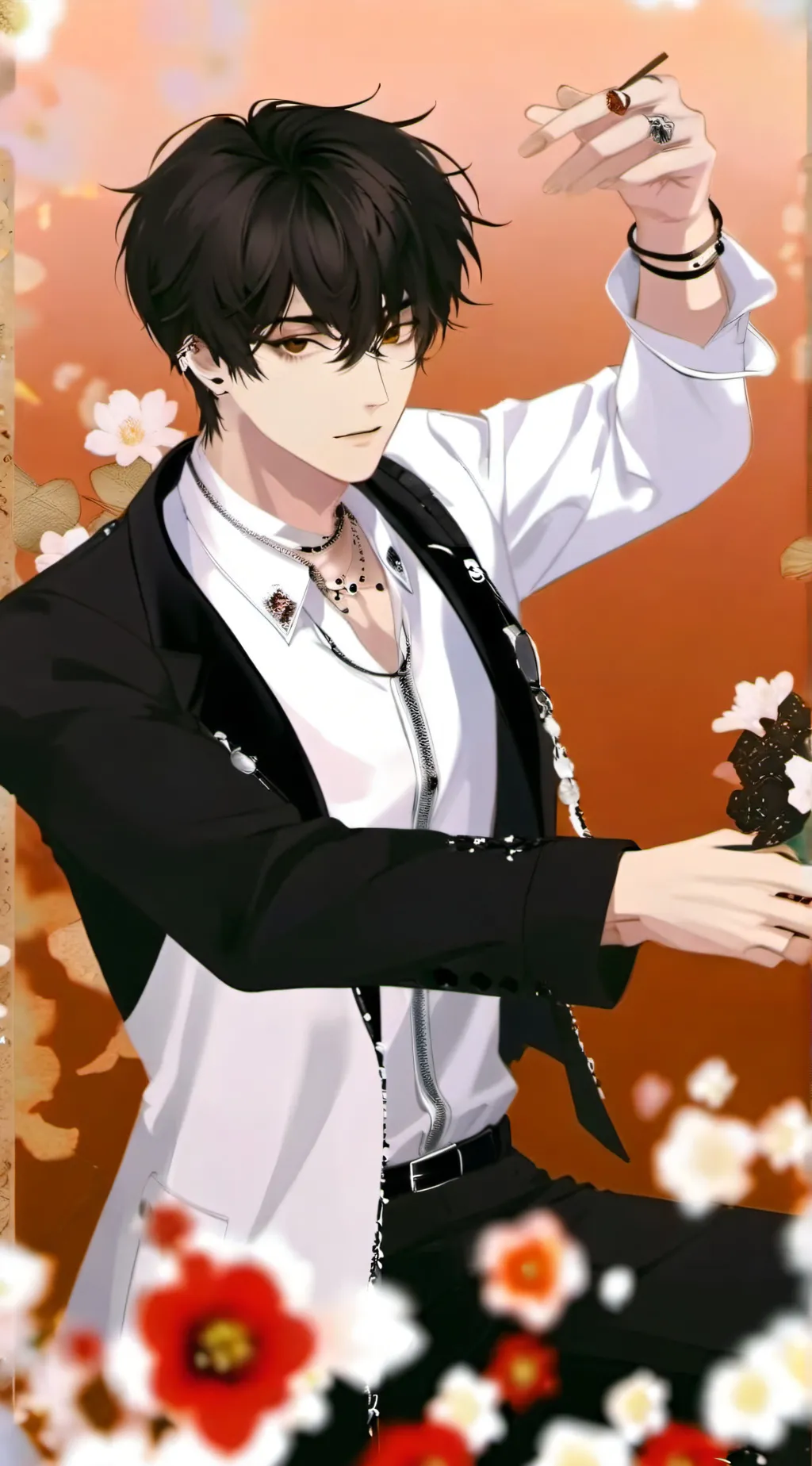 ai character: 𝔹𝕝𝕒𝕜𝕖 background