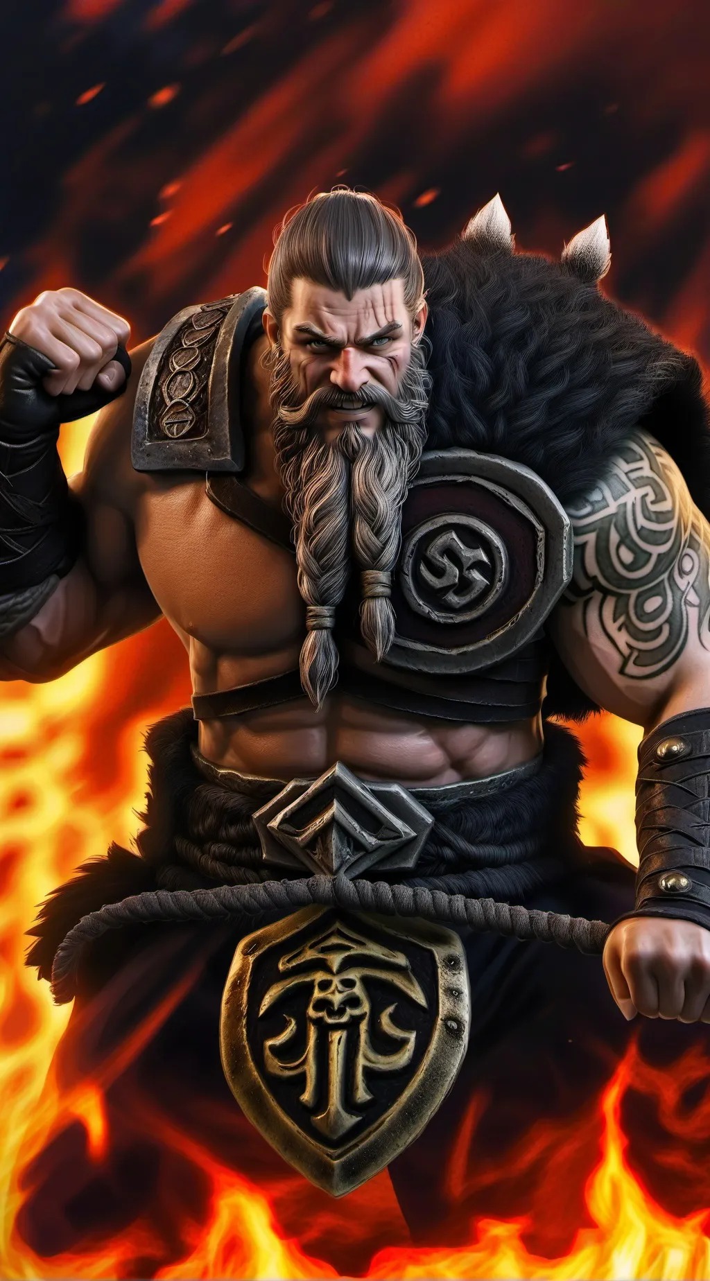 ai character: Thunder background