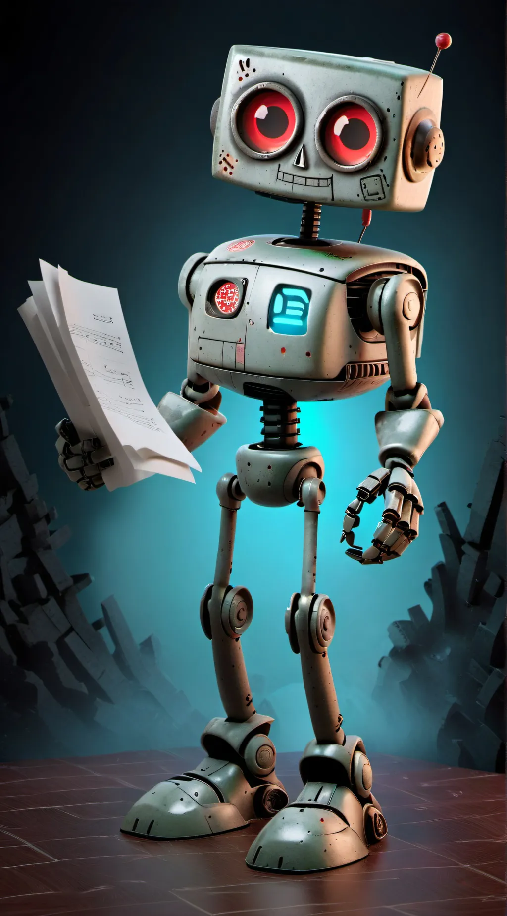 ai character: Job bot background
