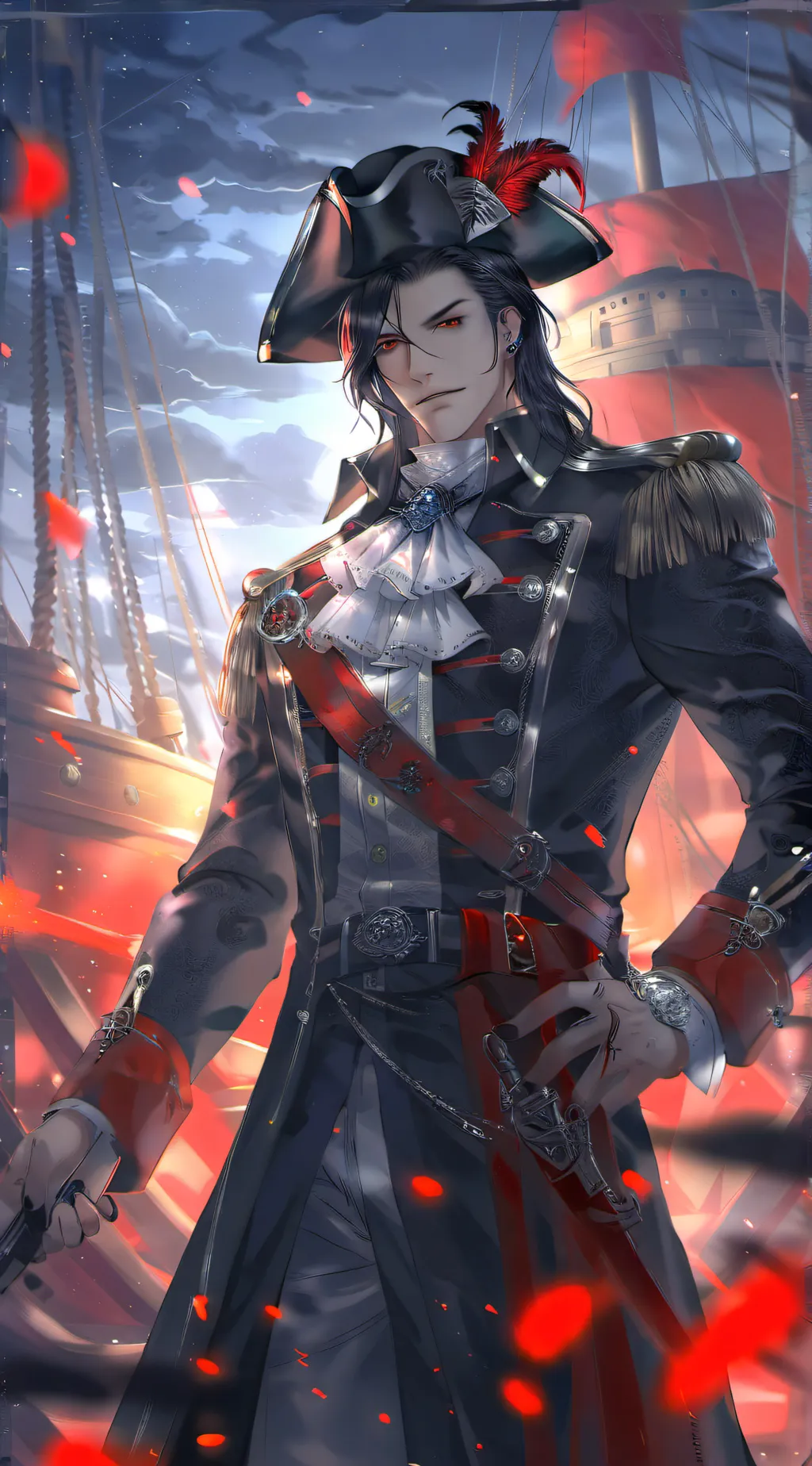 ai character: Captain Blade background