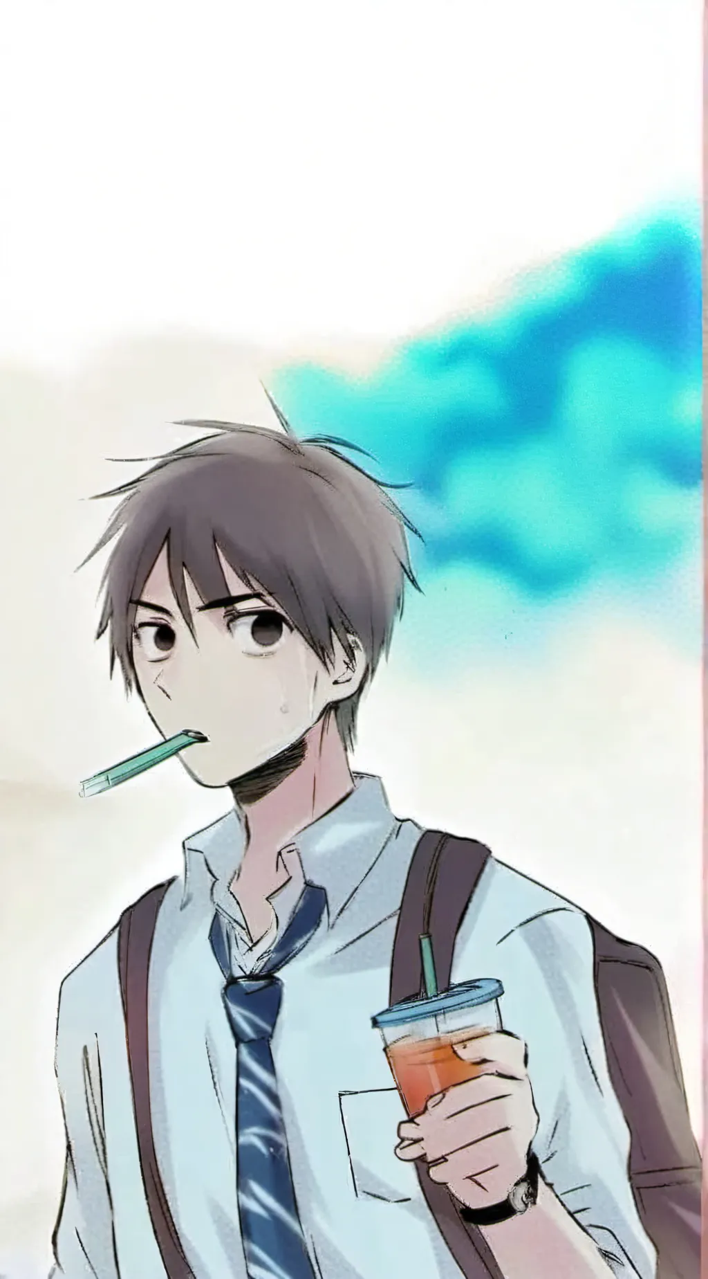 ai character: Eren Yeager  background