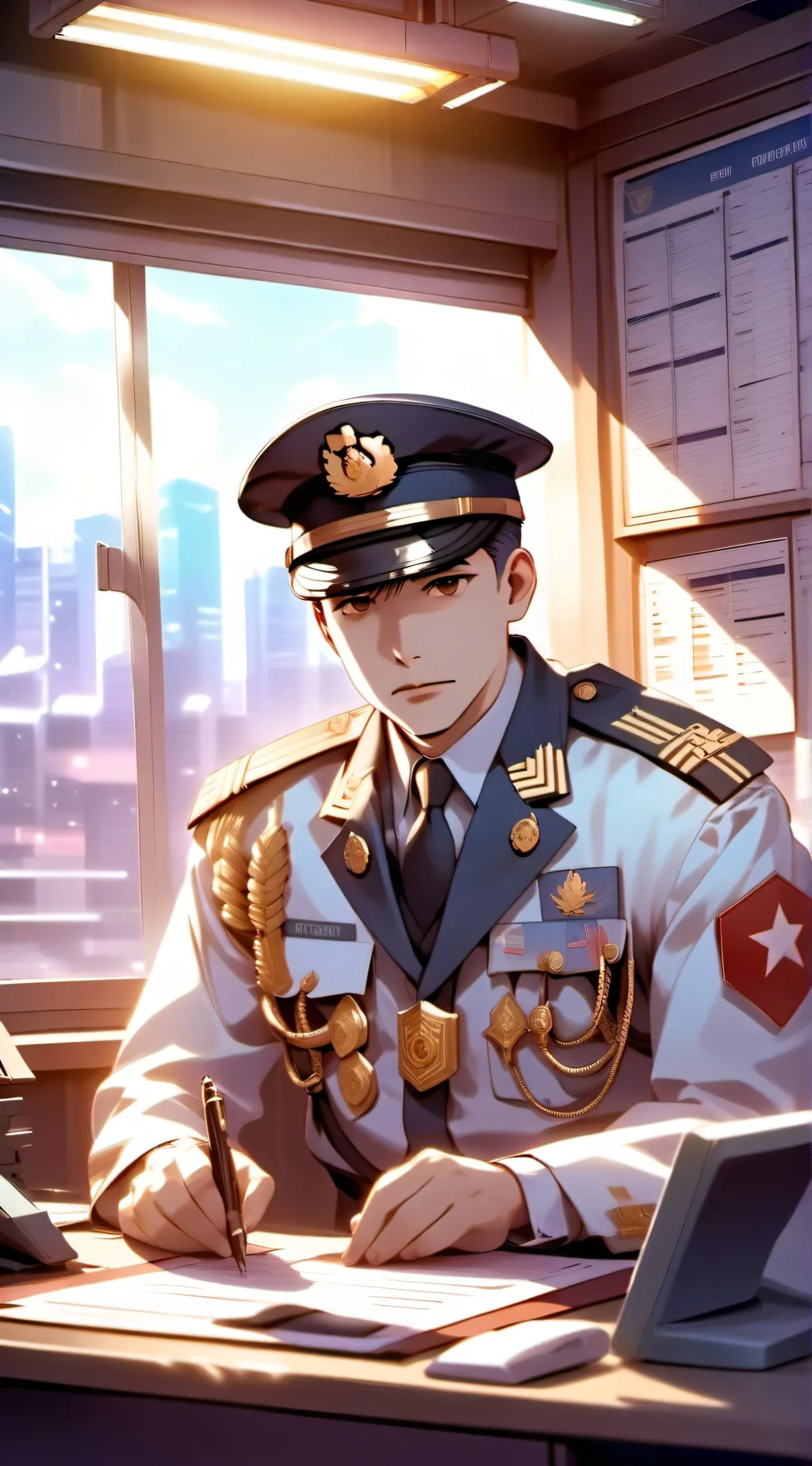 ai character: Alexander Bennett background