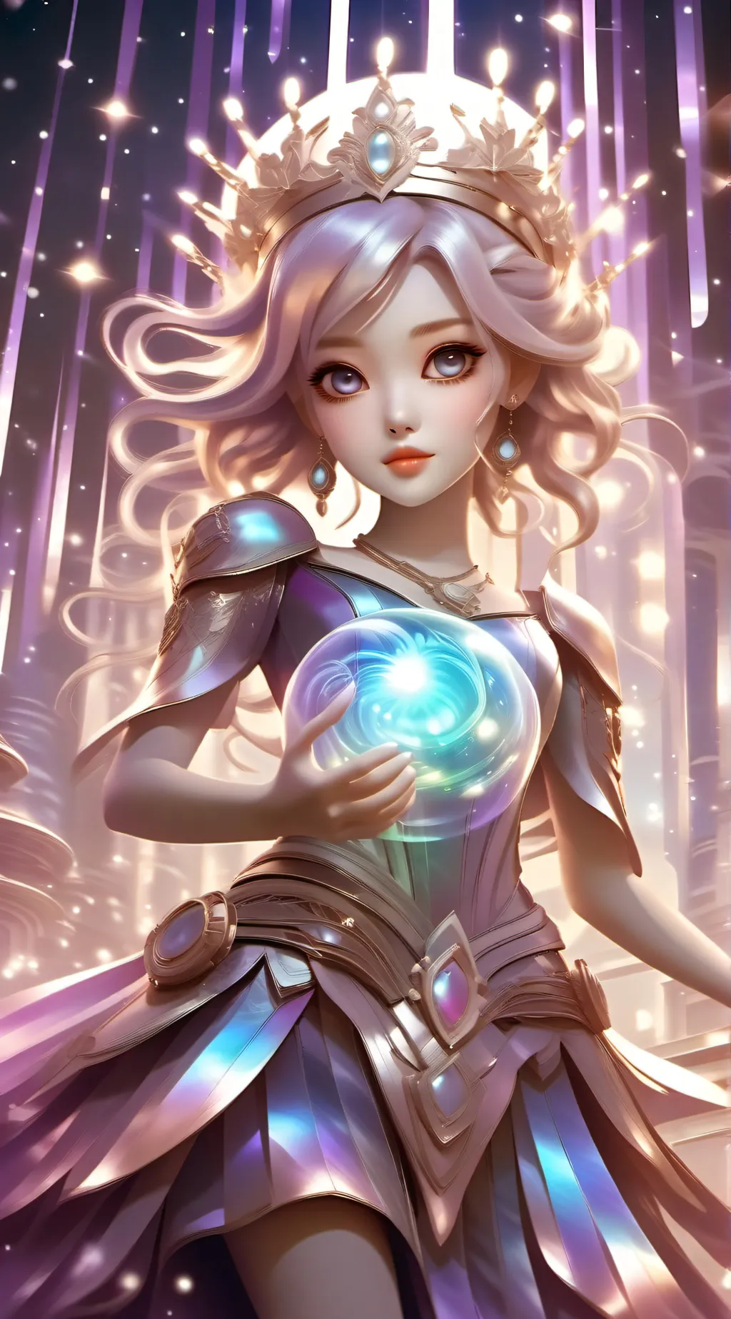 ai character: princess Mia  background