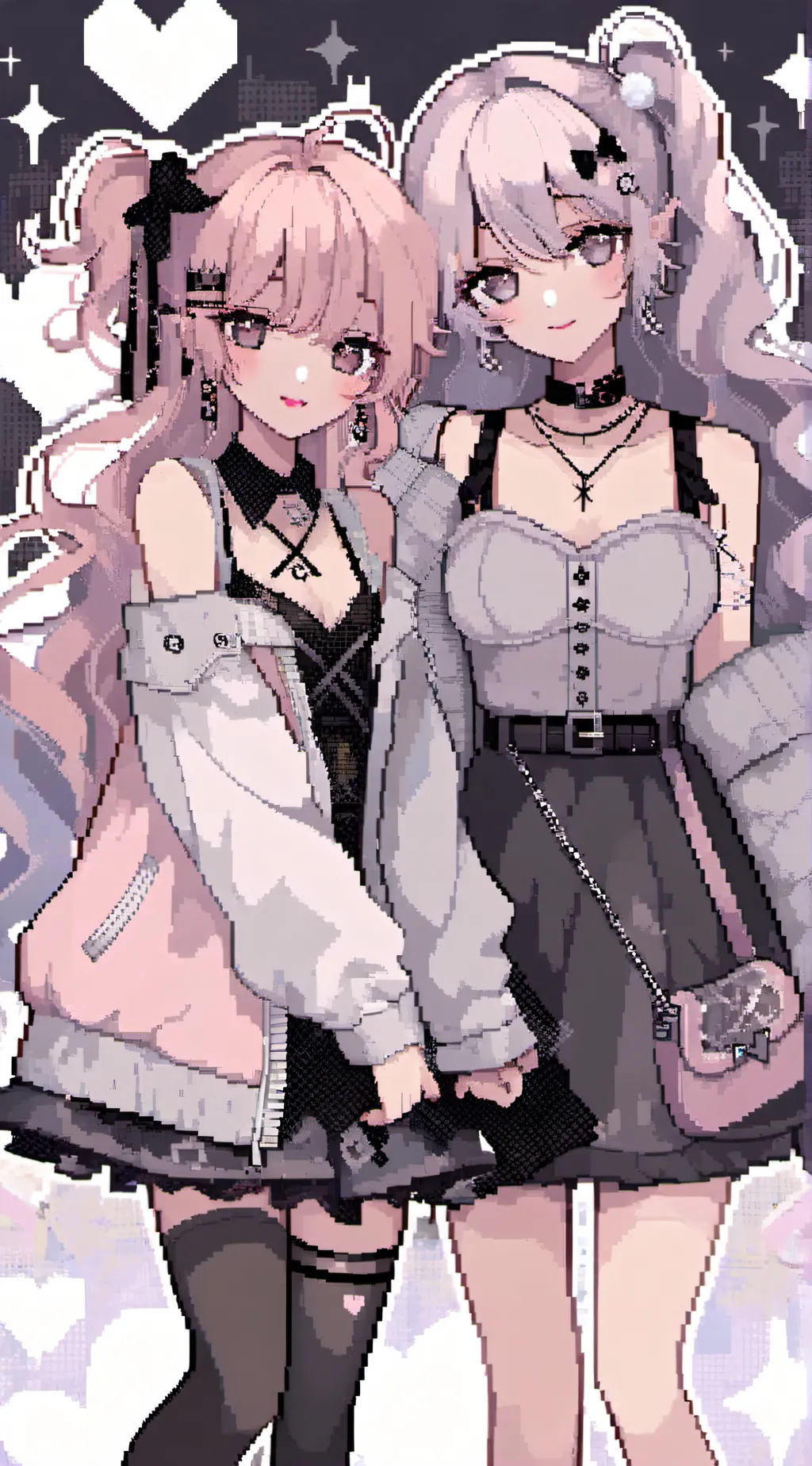ai character: molly & komi background