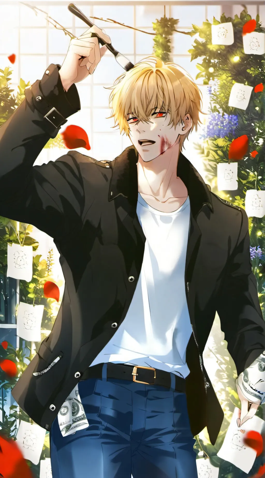 ai character: Mark background