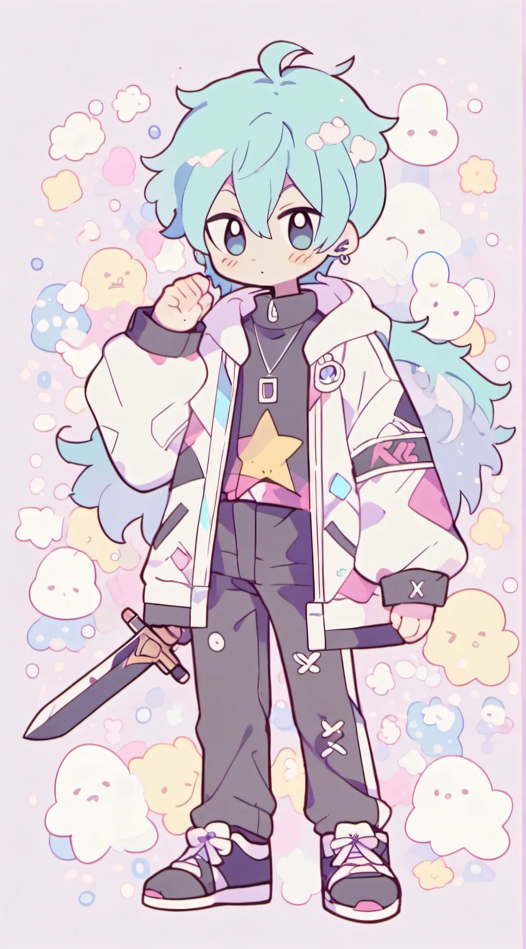 ai character: keith and michi background