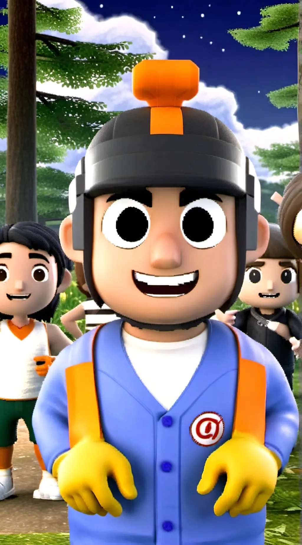 ai character: Luxf background