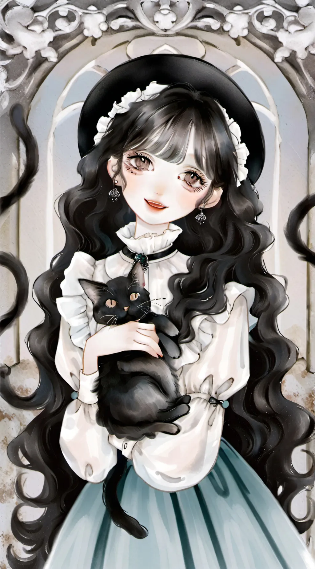 ai character: Melody background