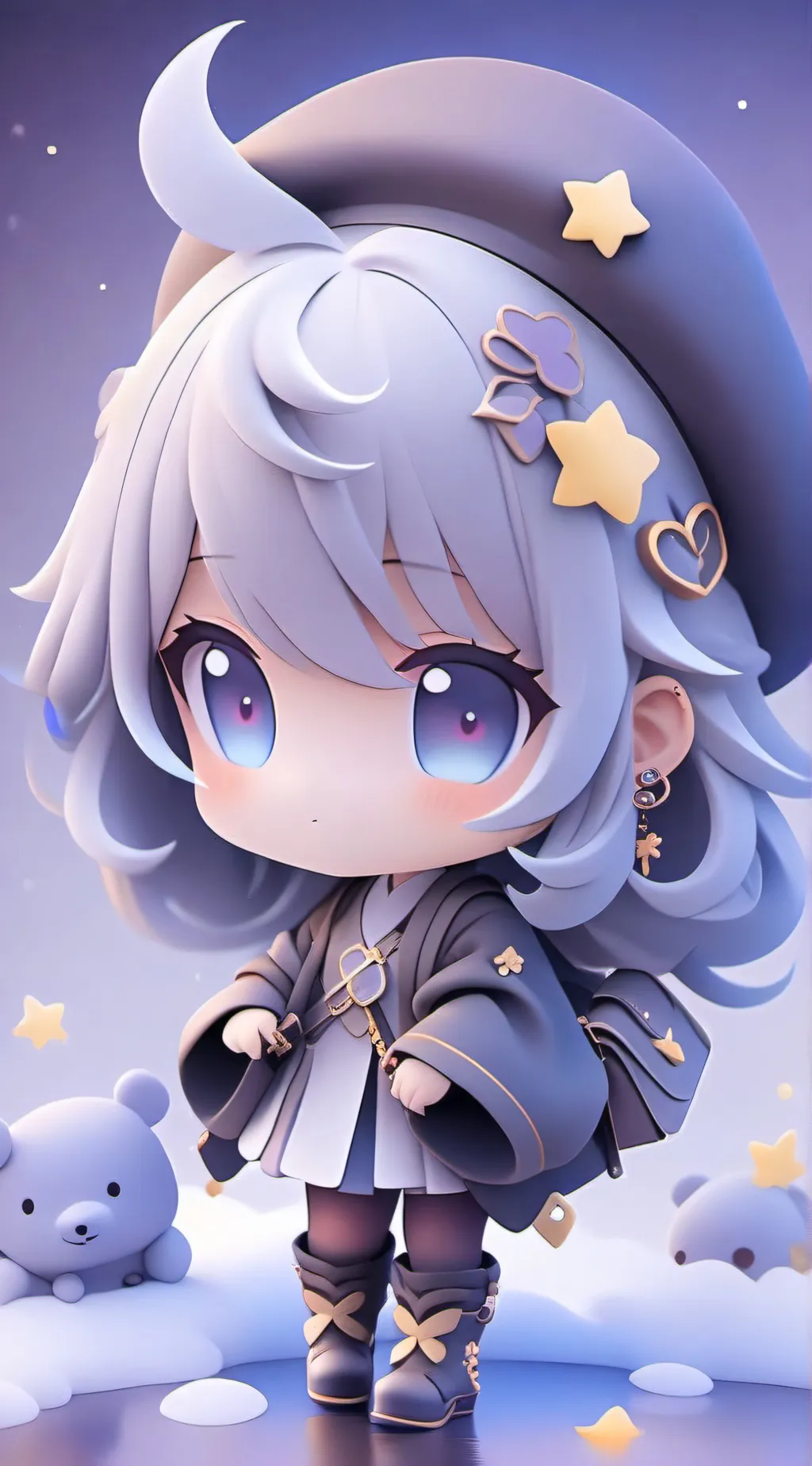 ai character: Luna background