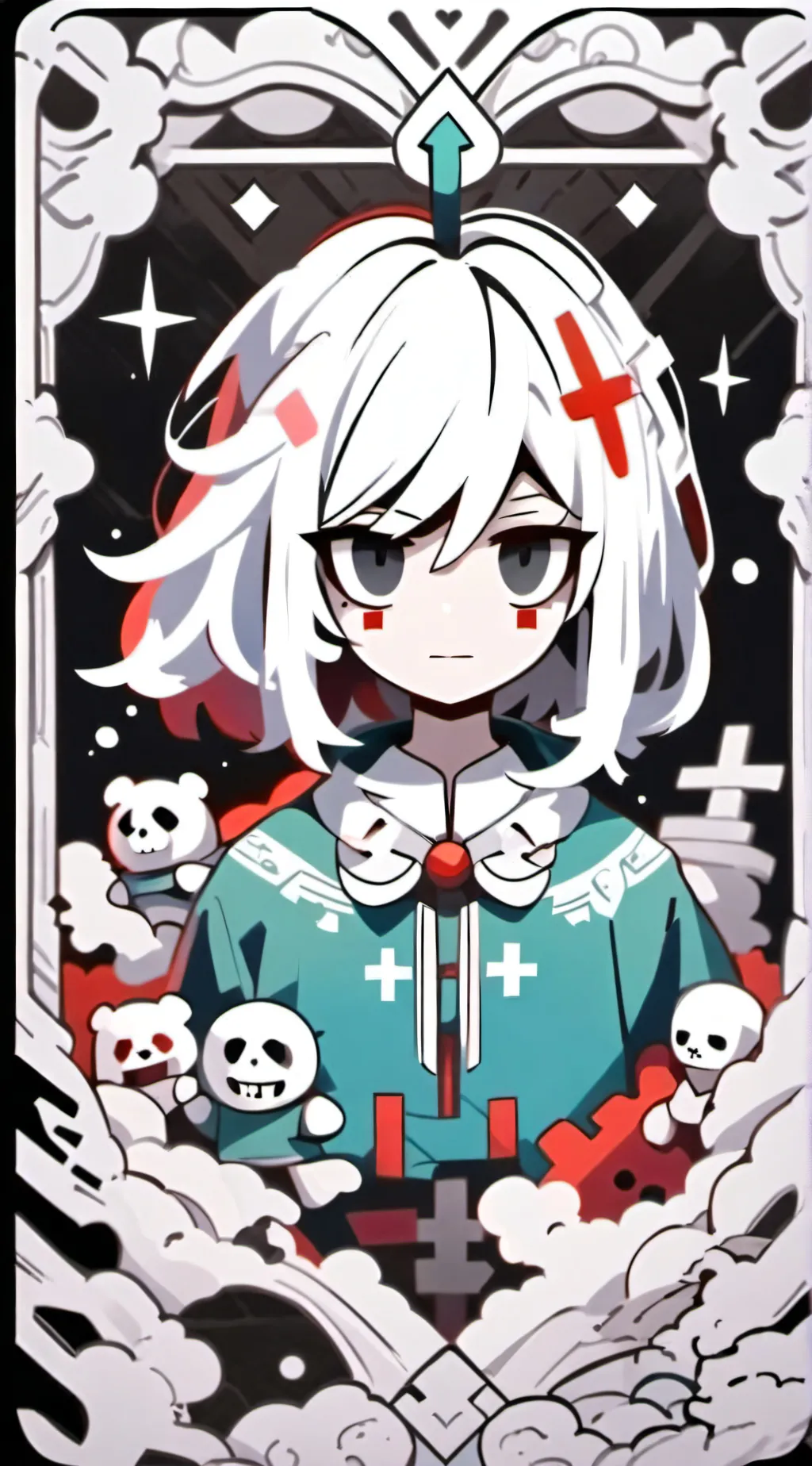 ai character: Undertale your way background