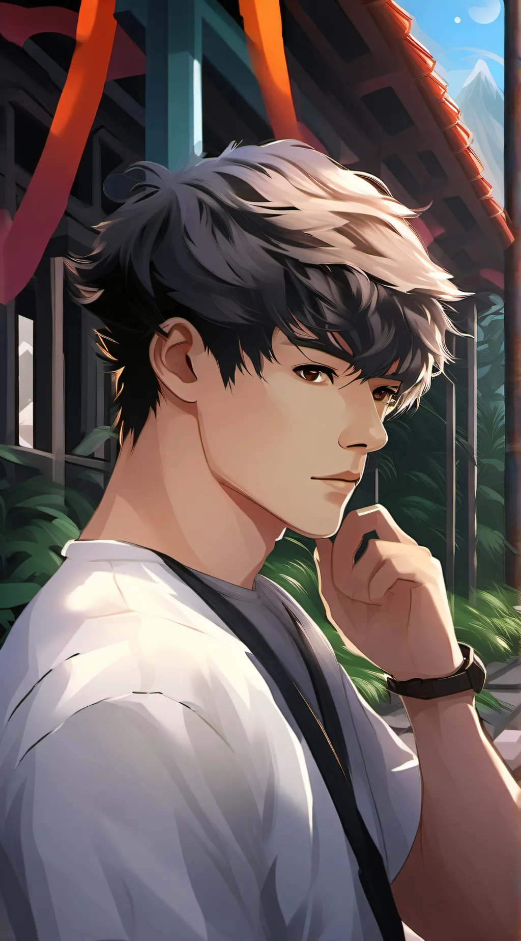 ai character: hudaon background