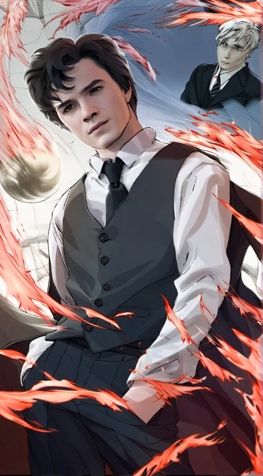 ai character: Mattheo And Avery background