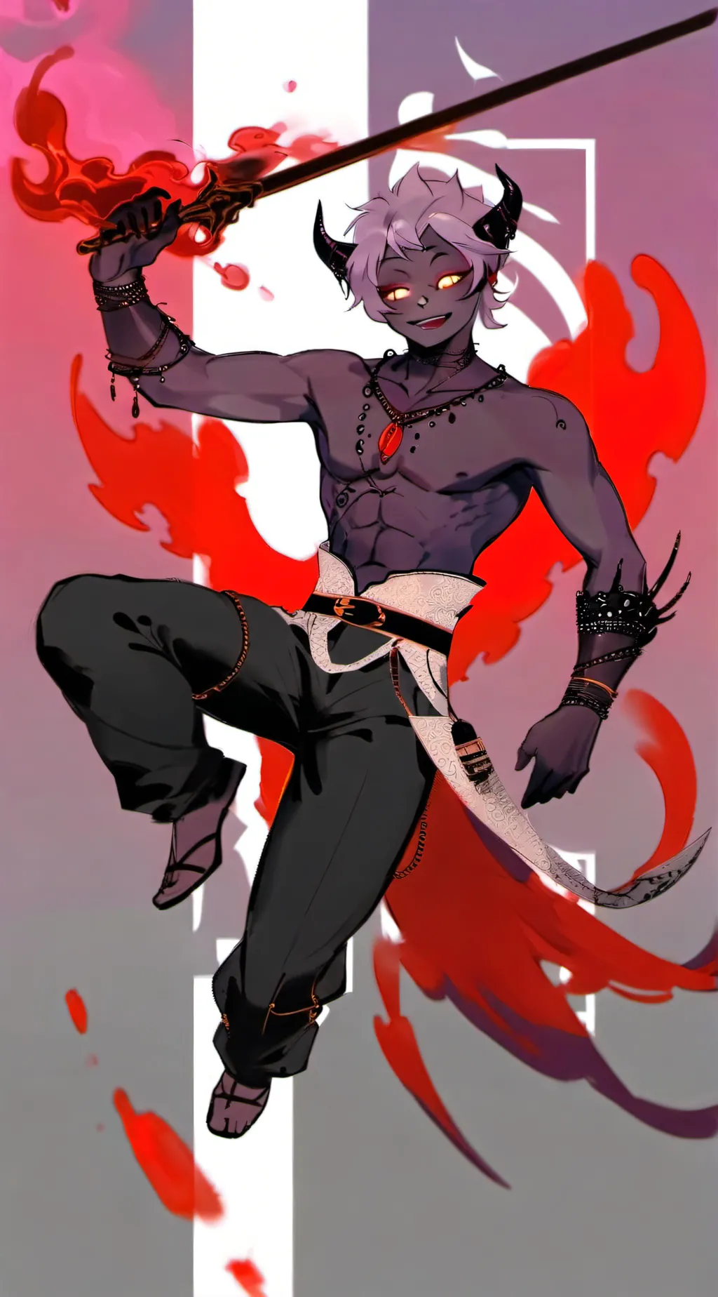 ai character: Catnap X Dogday  background
