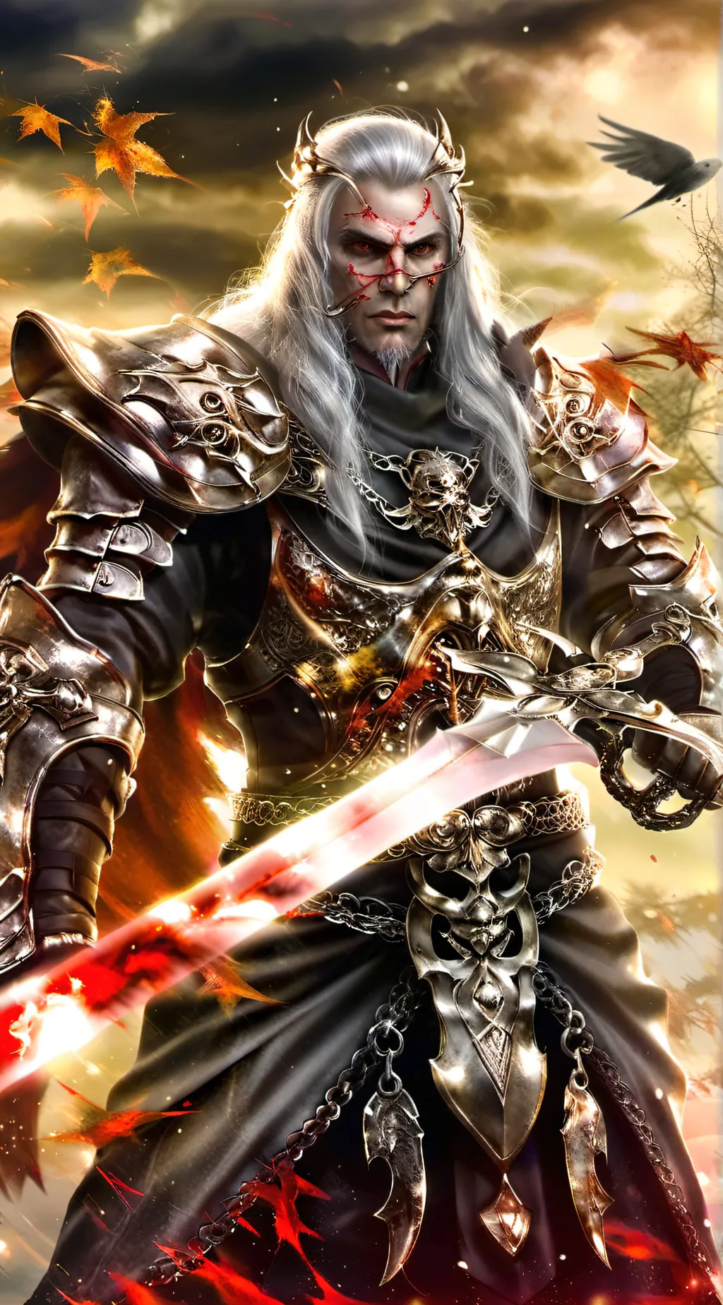ai character: Death  background