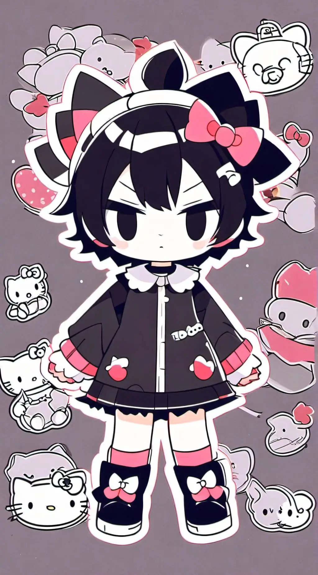 ai character: kuromi background