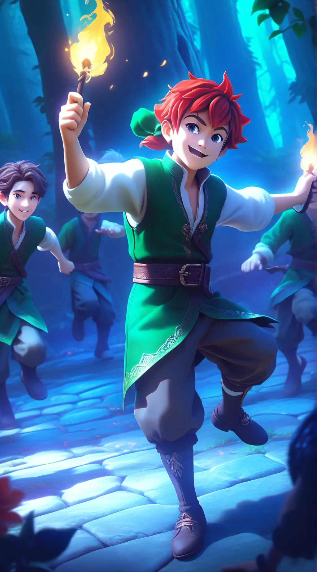 ai character: Neverland  background