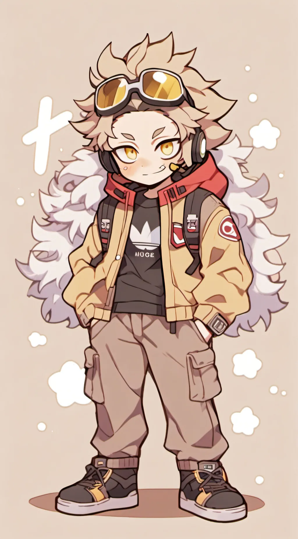 ai character: 😁🦅♥️ HAWKS♥️🦅😁 background
