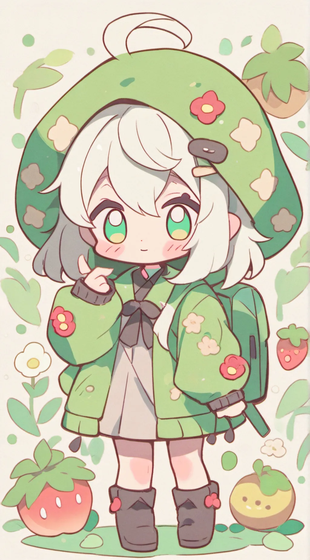 ai character: Katie  background