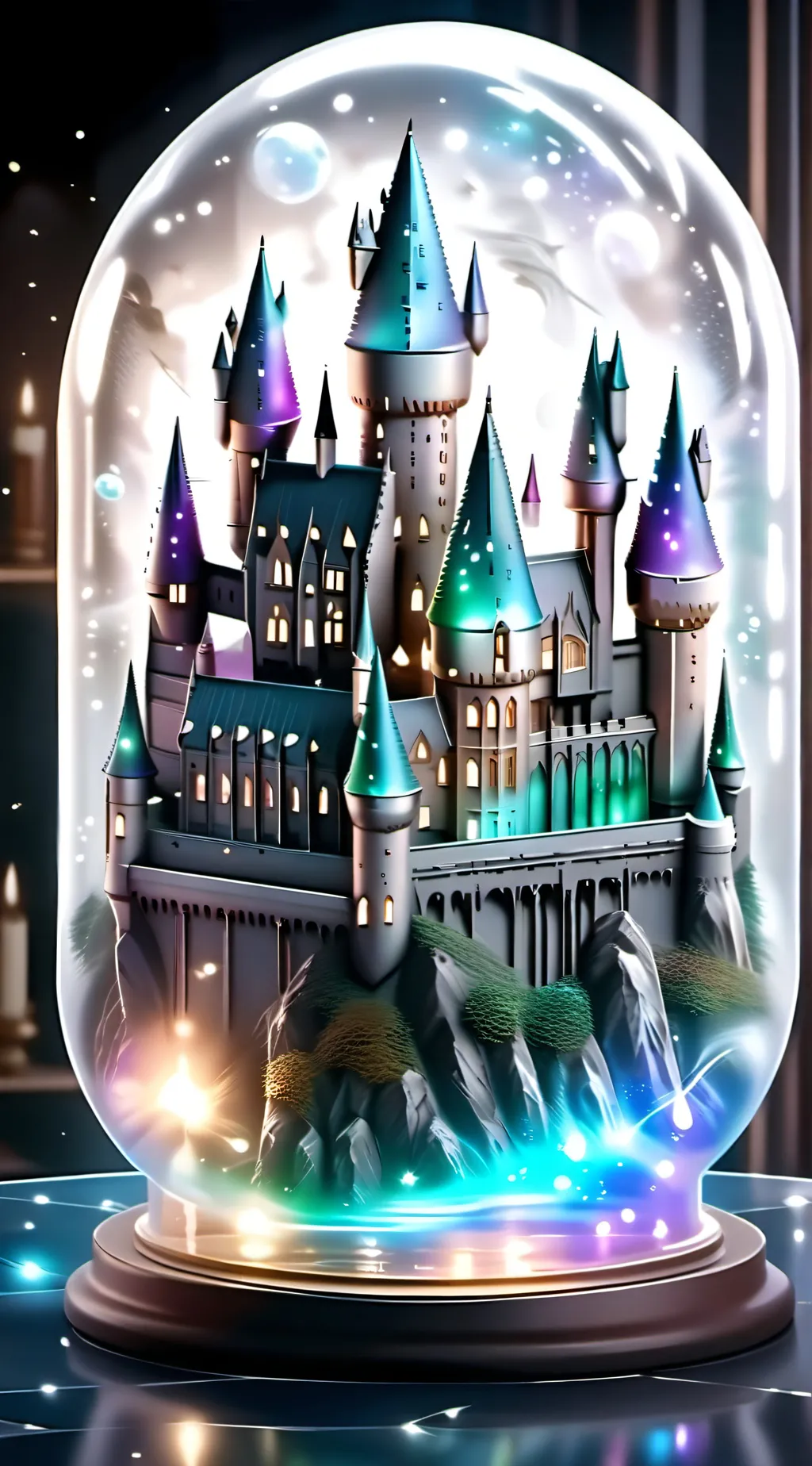 ai character: Hogwarts background