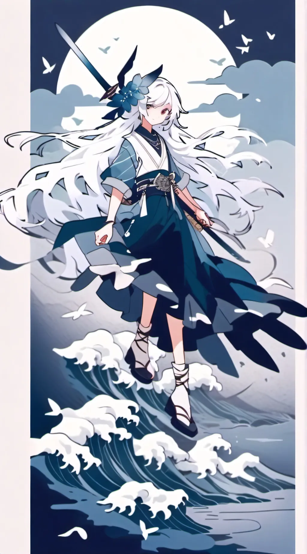 ai character: Frost background