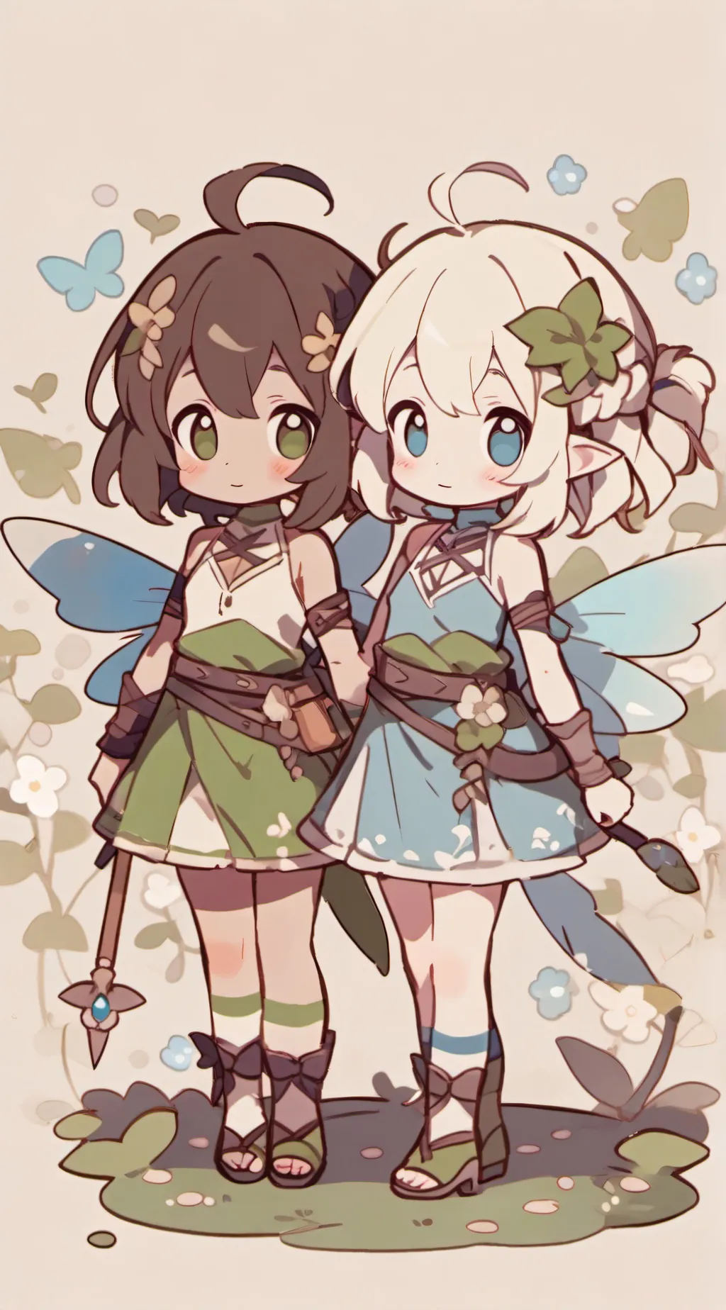 ai character: fairies background