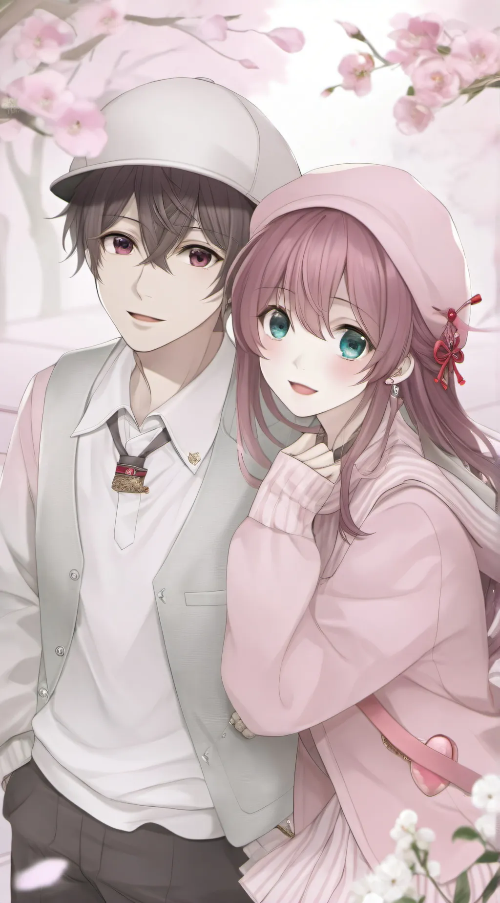 ai character: Leon and Lily  background
