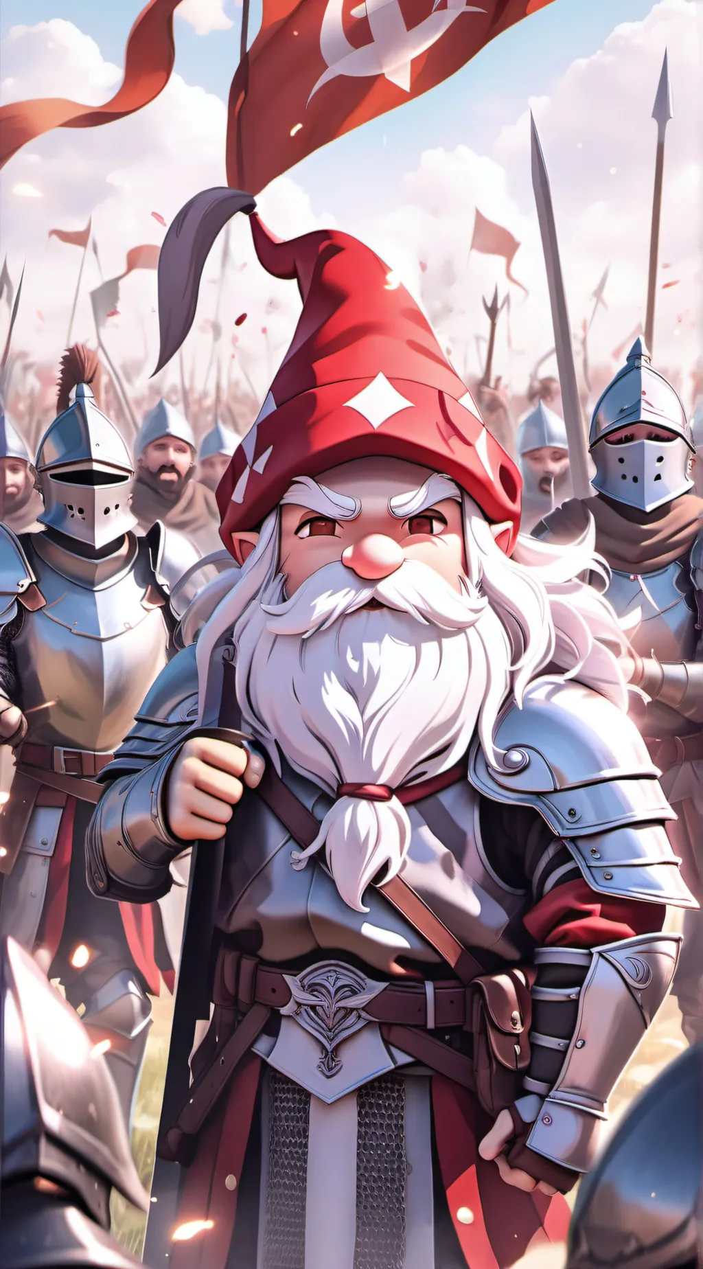 ai character: Gnomes vs. knights background