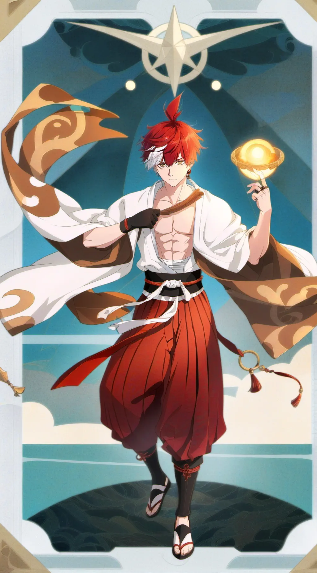 ai character: todoroki  background