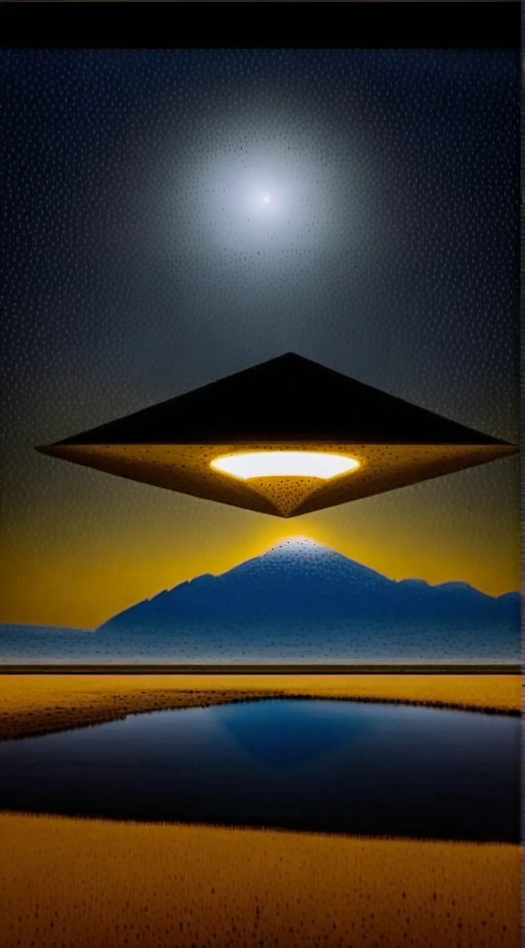 Talkie AI - Chat with Black triangle UFO