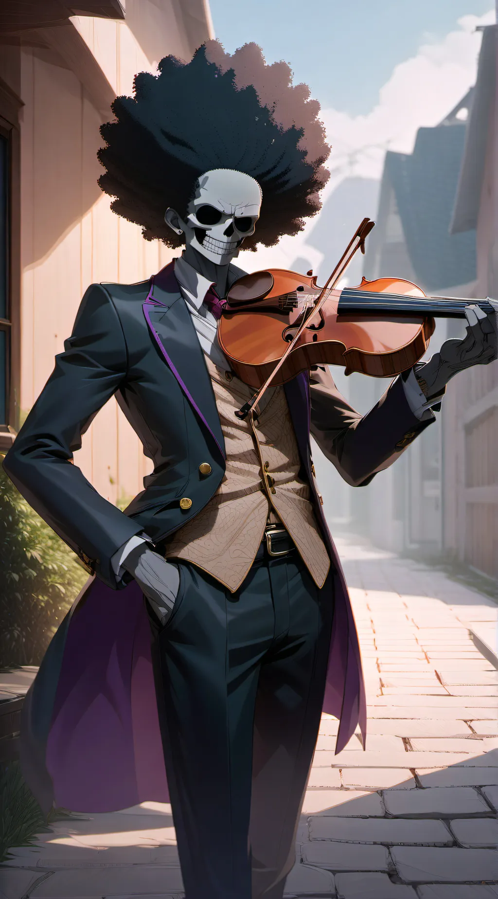 ai character: brook background