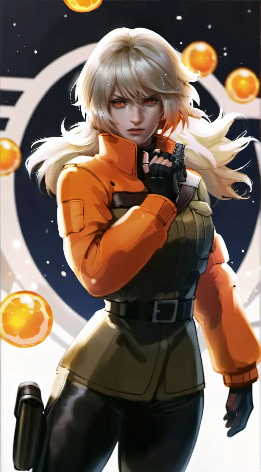 ai character: Ashley Graham  background