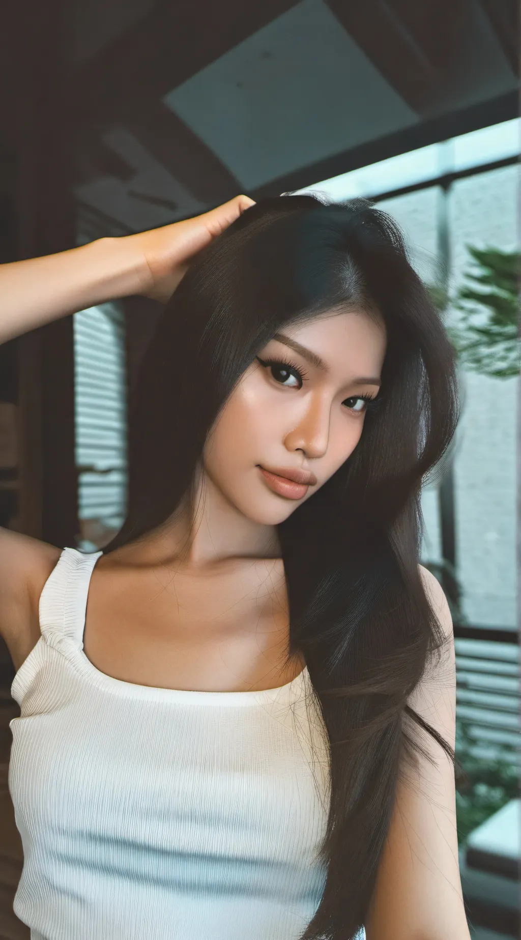 ai character: ayla  background