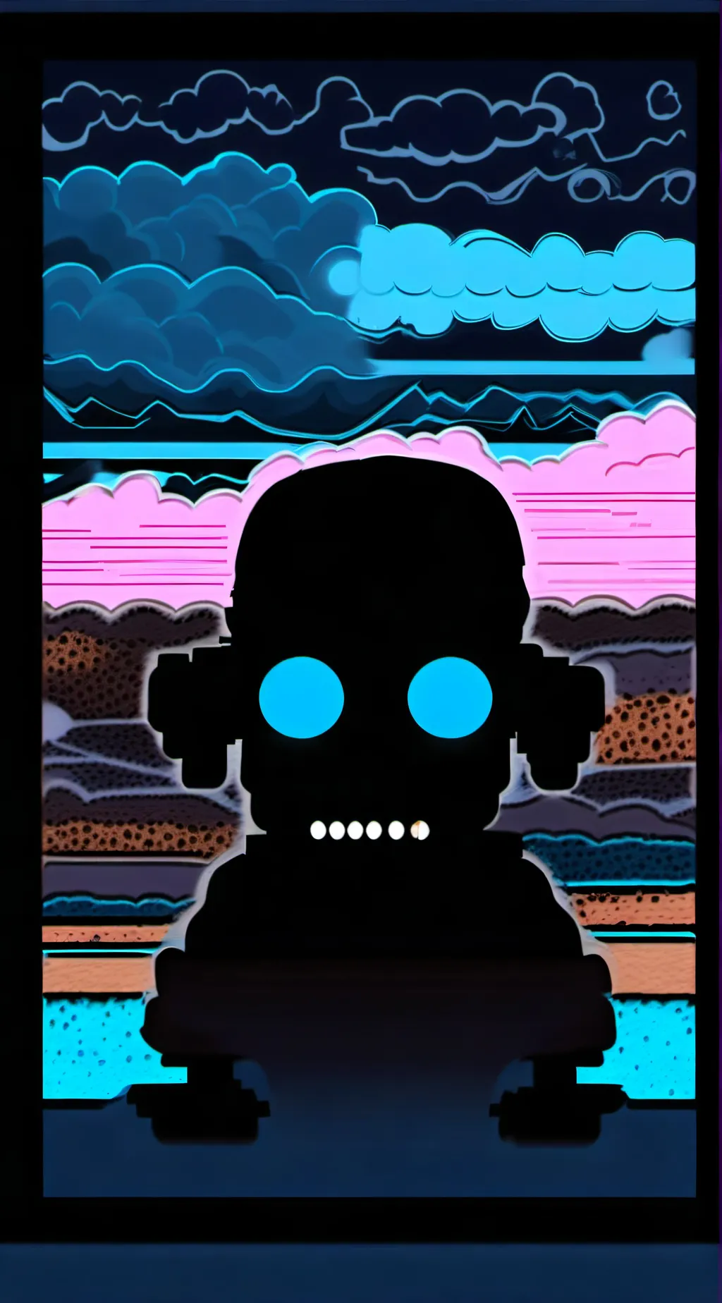 ai character: Nightmare Sans  background