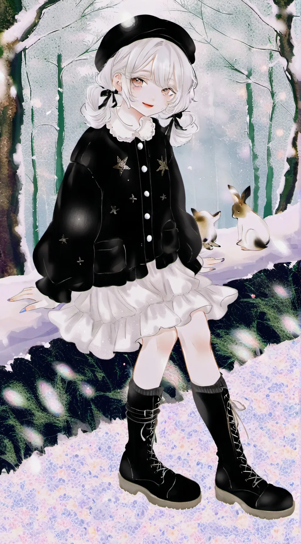 ai character: Snowie background